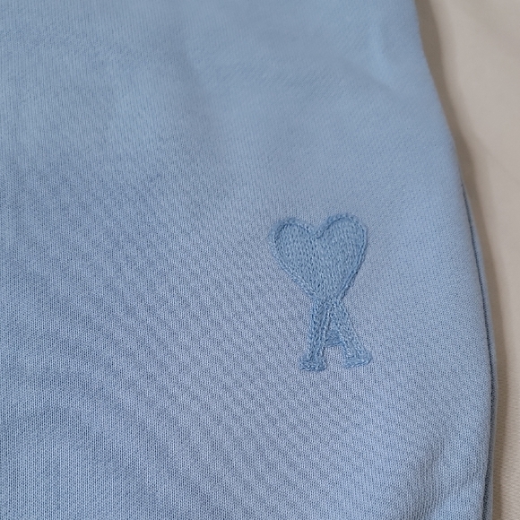 Ami Alexandre Mattiussi Sky Blue Joggers - Picture 2 of 4